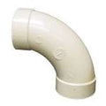 90 Degree Sweep PVC Central Vacuum Connector