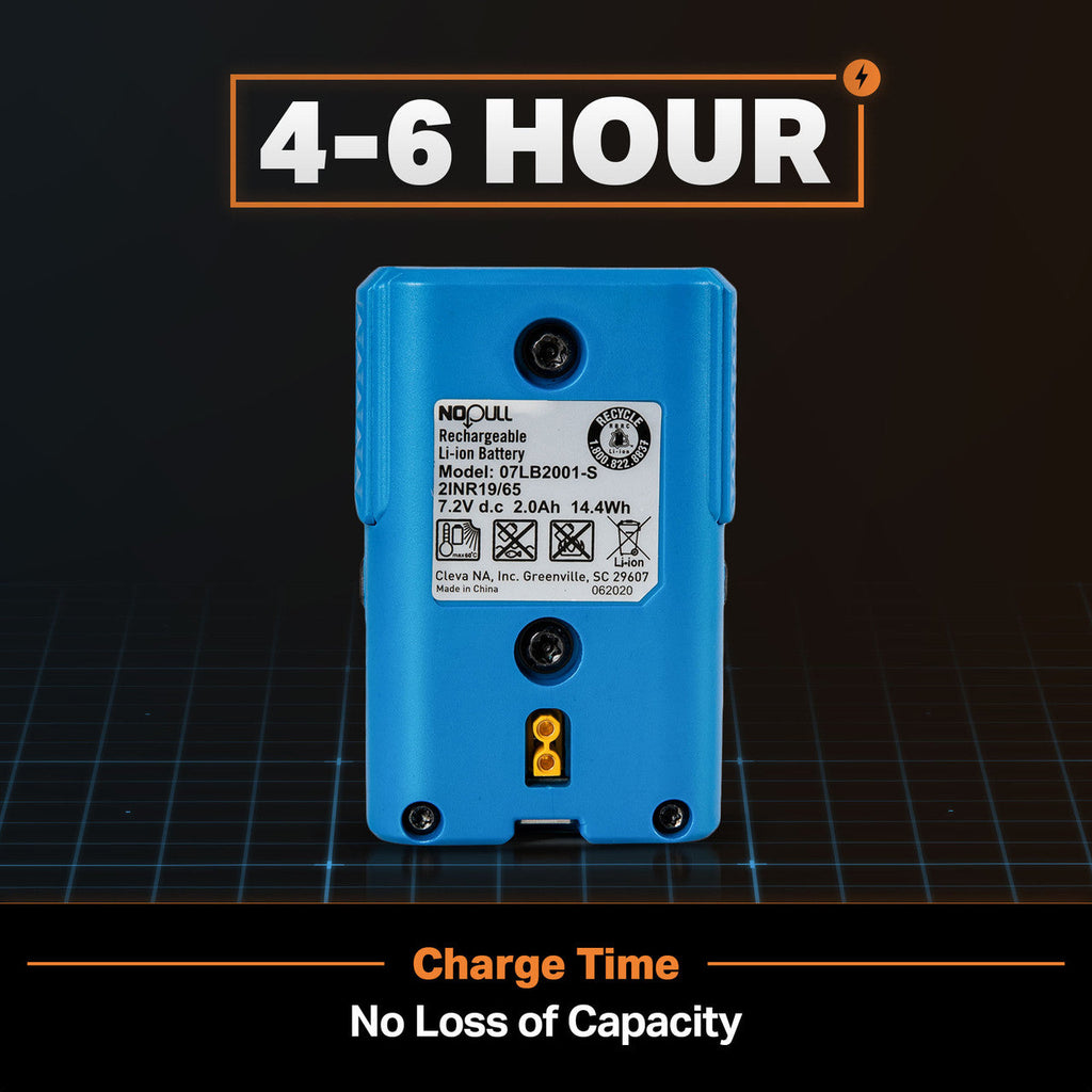 LawnMaster No-Pull™ 7.2V Lithium-Ion 2Ah Battery