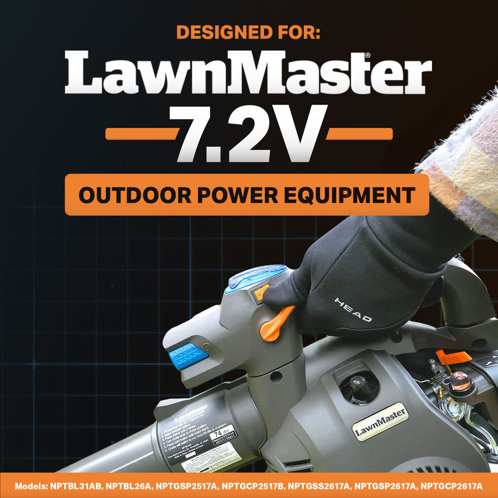 LawnMaster No-Pull™ 7.2V Lithium-Ion 2Ah Battery