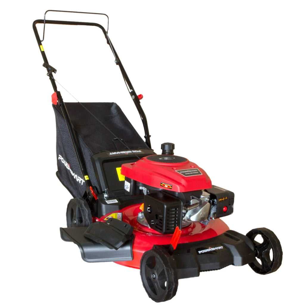PowerSmart DB2194PR 21" 3-in-1 GAS Push Lawn Mower 170cc with Steel Deck