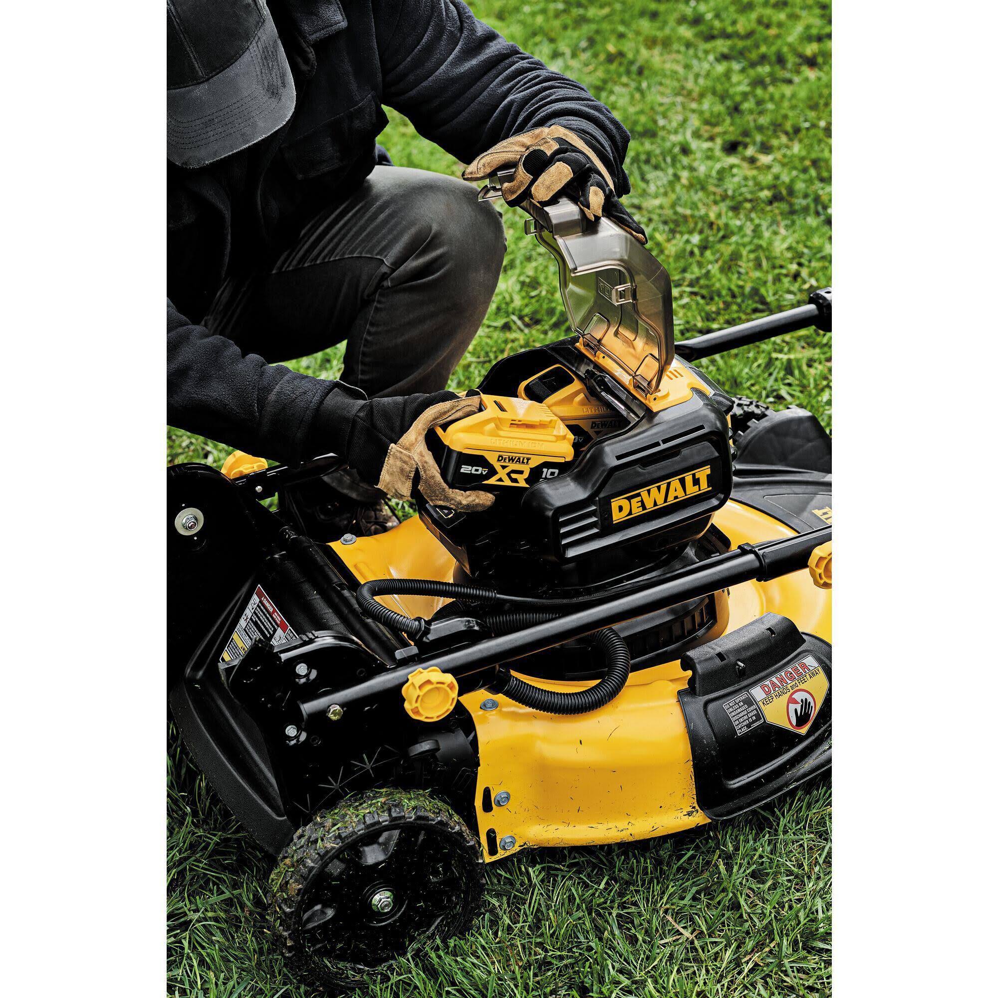 DEWALT 21.5 in. 20-Volt MAX Lithium-Ion Cordless Battery Walk Behind Push Mower
