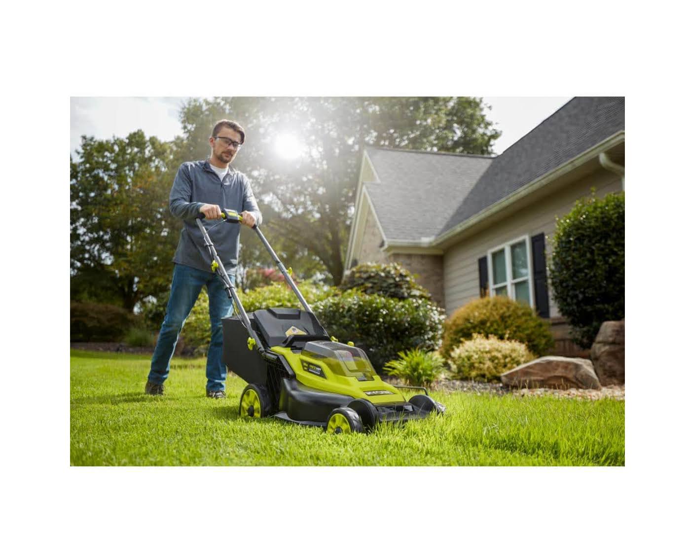 Ryobi P1109BTLVNM ONE+ HP 18V Brushless 16 in. Cordless Battery Walk Behind Push Lawn Mower (Tool Only)