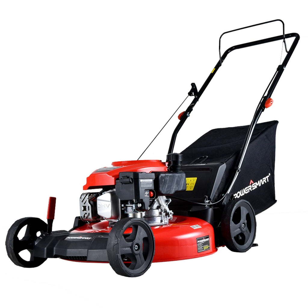 PowerSmart DB2194PR 21" 3-in-1 GAS Push Lawn Mower 170cc with Steel Deck