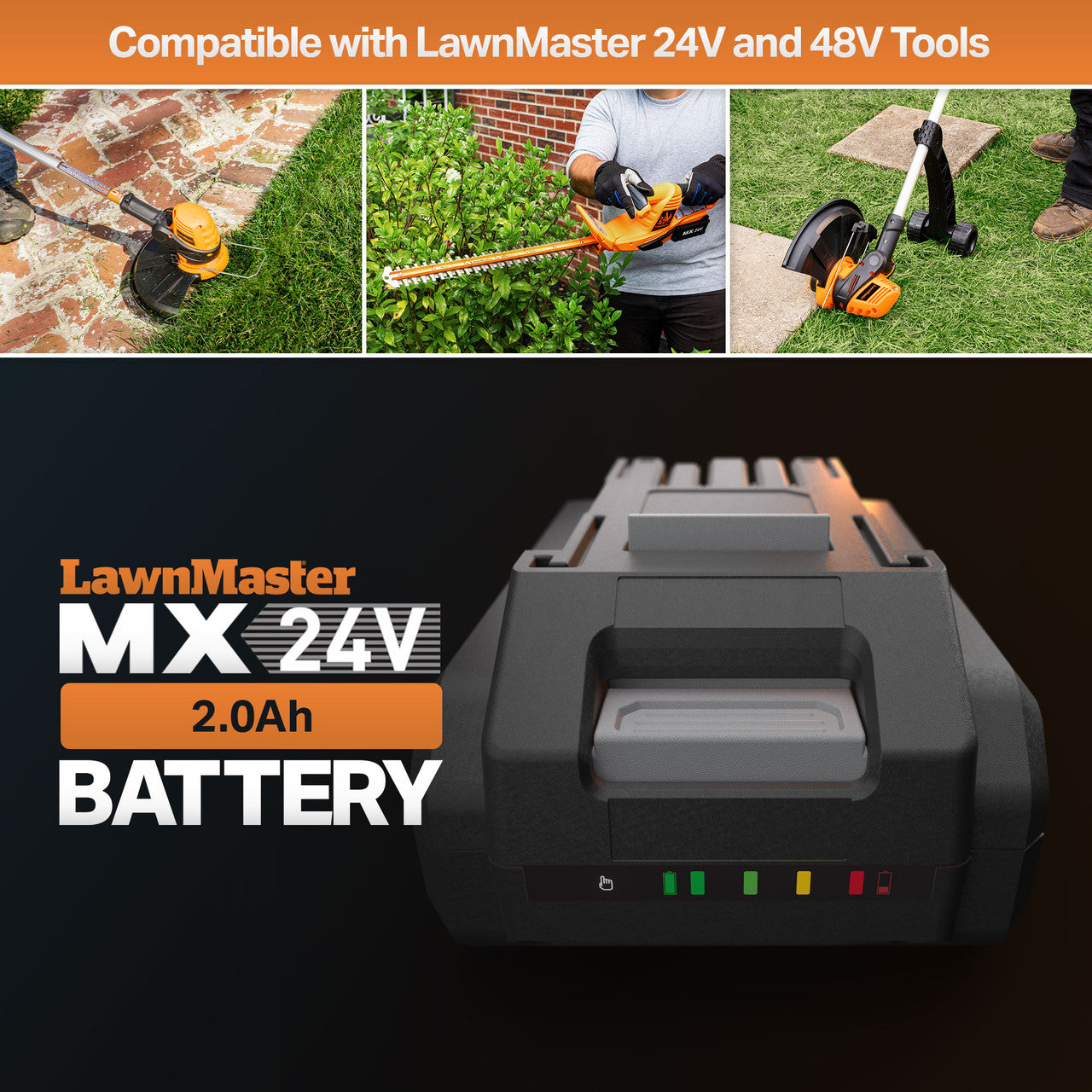 LawnMaster MX 24V 2.0Ah Battery