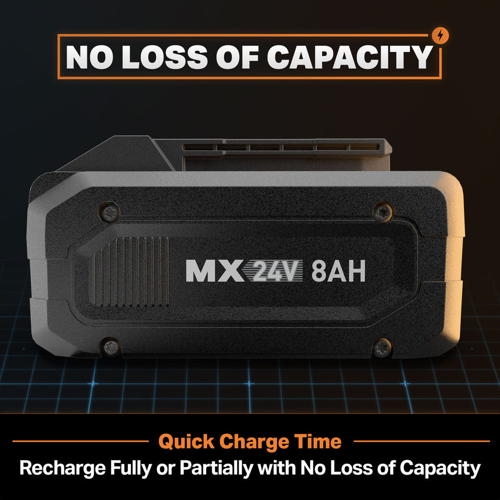 LawnMaster MX24V Power Lithium-Ion 8Ah Battery, 24LB8006-CN