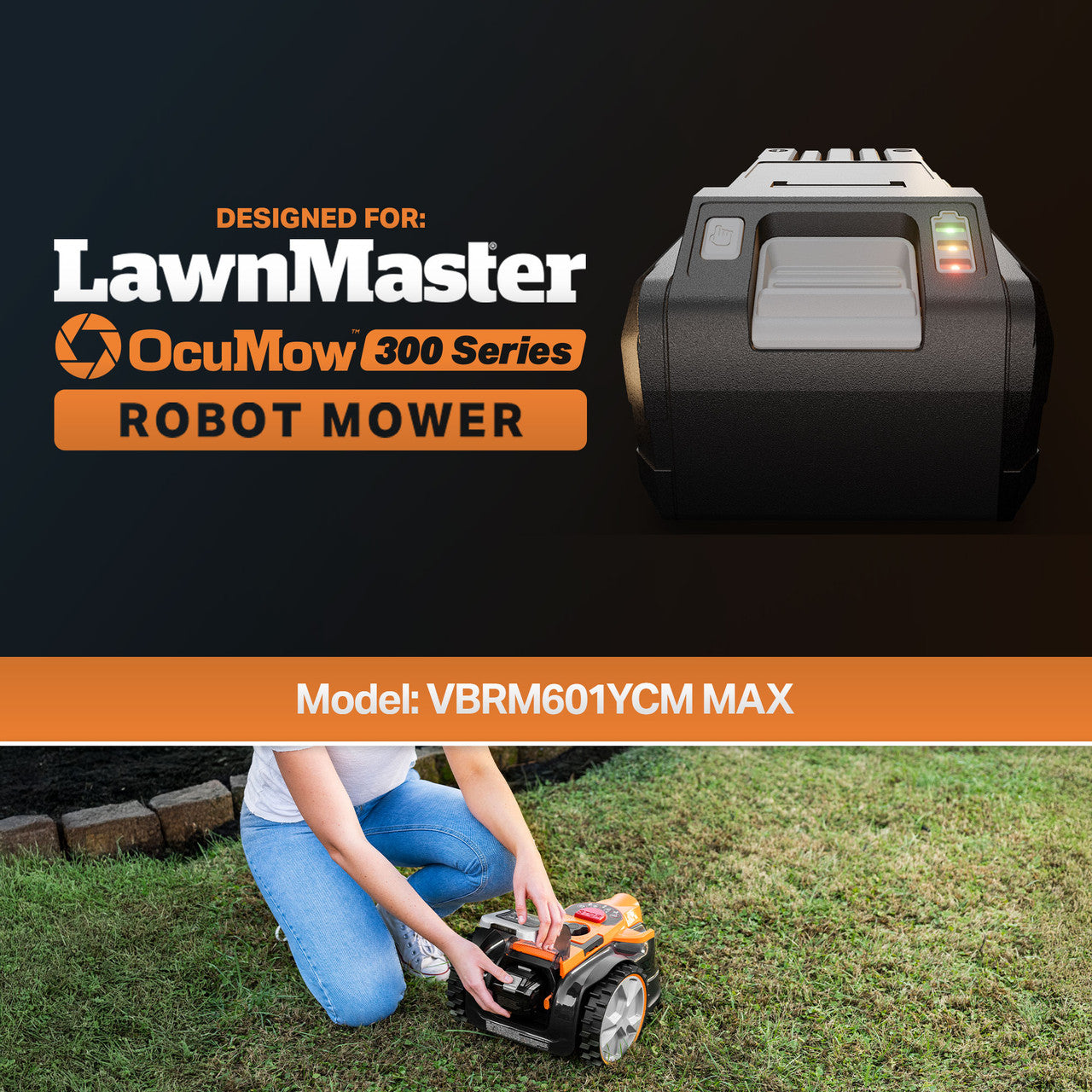 LawnMaster MX24V Power Lithium-Ion 8Ah Battery, 24LB8006-CN