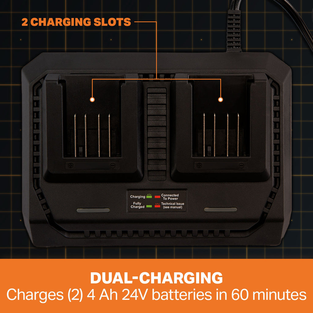 MX24V Dual-Battery Fast Charger