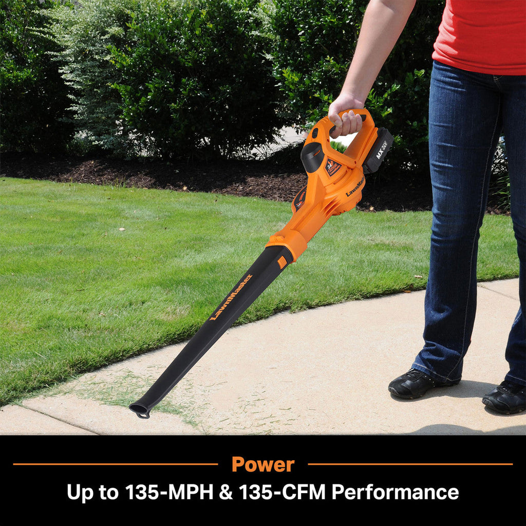 LawnMaster 24V Cordless Lawn Mower & Blower, 24VMWBL