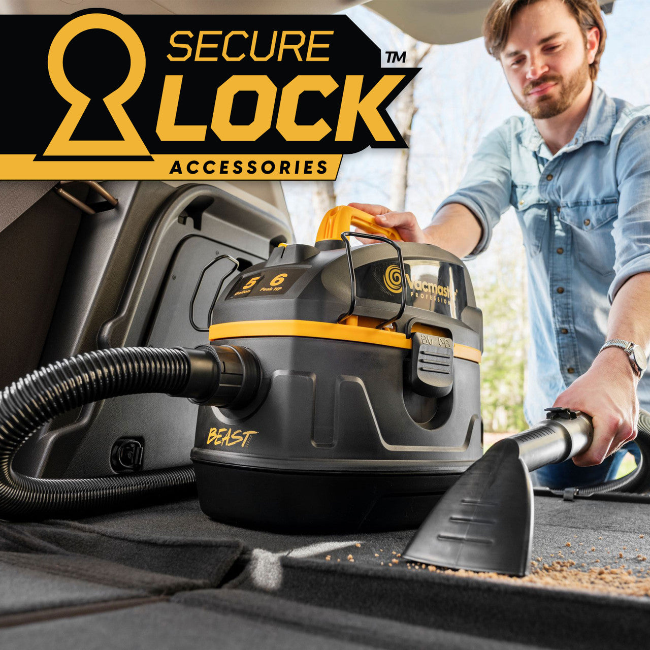 Vacmaster Professional Beast Series™ 5-Gallon 6 Peak HP Wet/Dry Vacuum, VFB511B 0202