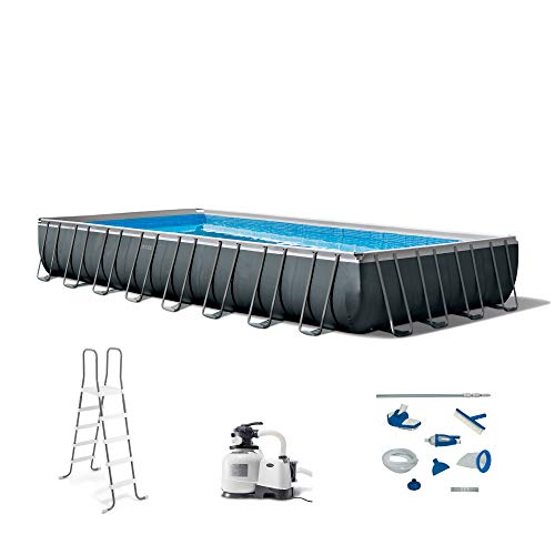 Intex 26373EH 32ft x 16ft x 52in Ultra XTR Frame Above Ground Rectangular Swimming Pool