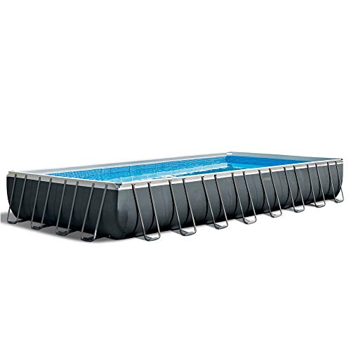 Intex 32' x 16' x 52" Rectangular Ultra XTR Frame Outdoor Above Ground Swimming Pool