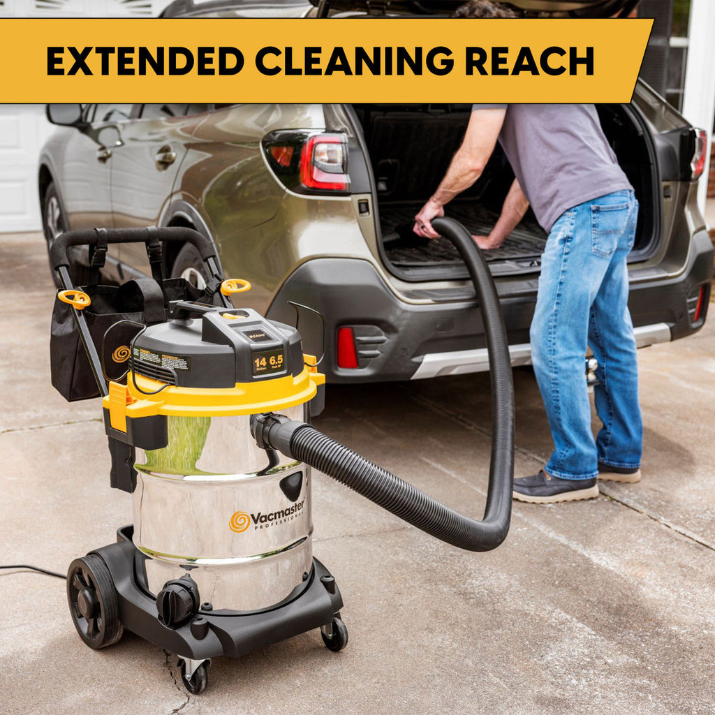 Vacmaster Professional Beast Series™ 14 Gallon 6.5 Peak HP Wet/Dry, VJE1412SW 0202
