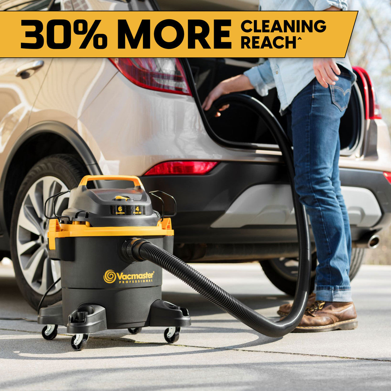 Vacmaster Professional 6-Gallon 4 Peak HP Wet/Dry Vacuum, VJF608PF 0202