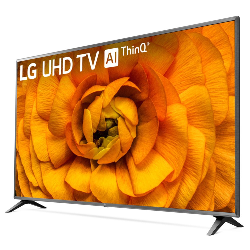 LG 82UN8570PUC 82" UHD 4K HDR AI Smart TV (2020) with Deco Gear Soundbar Bundle