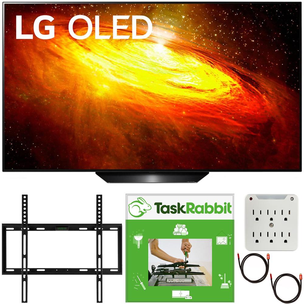LG 65" BX 4K Smart OLED TV 2020 Model + TaskRabbit Installation Bundle