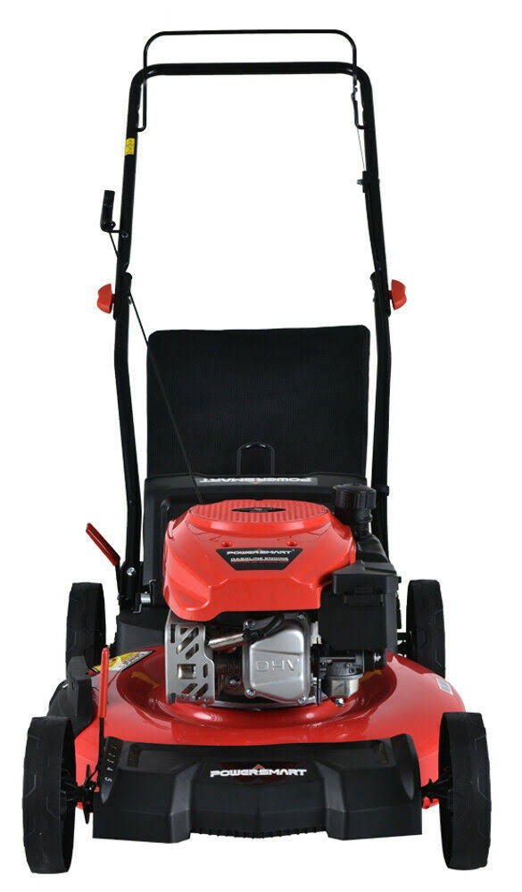 PowerSmart DB2194PR 21" 3-in-1 GAS Push Lawn Mower 170cc with Steel Deck