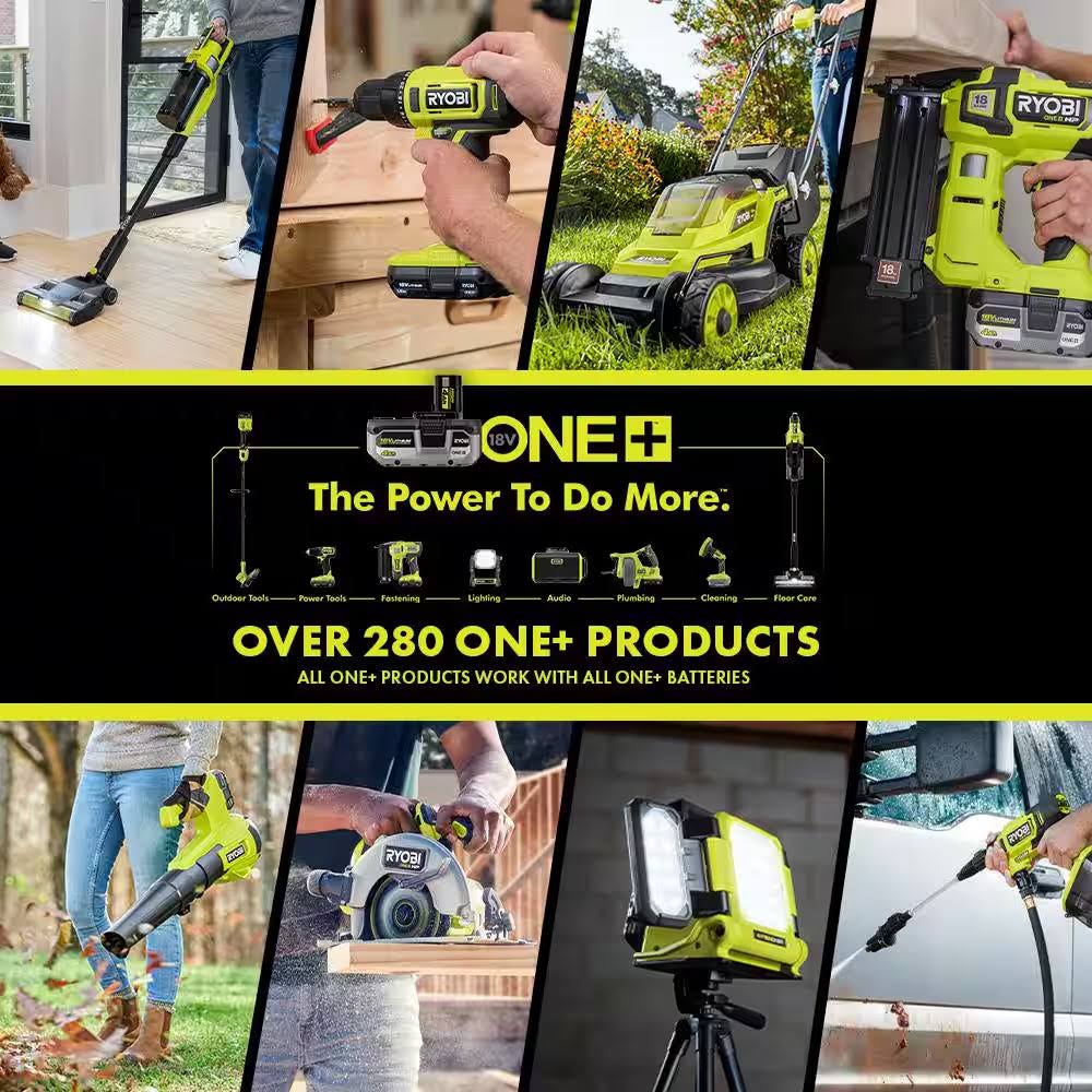 Ryobi P1109BTLVNM ONE+ HP 18V Brushless 16 in. Cordless Battery Walk Behind Push Lawn Mower (Tool Only)