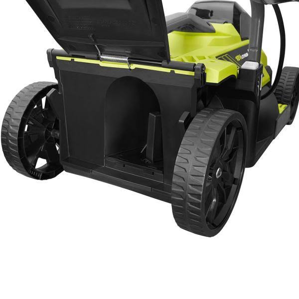 Ryobi ONE+ 18V 13 in. Cordless Battery Walk Behind Push Lawn Mower & String Trimmer with 4.0 Ah Battery and Charger