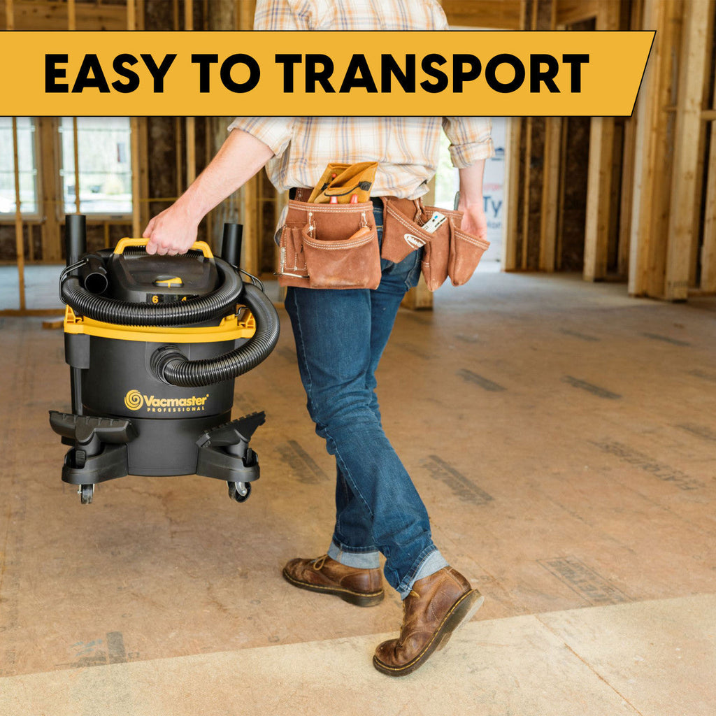 Vacmaster Professional 6-Gallon 4 Peak HP Wet/Dry Vacuum, VJF608PF 0202
