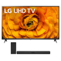 LG 65UN8500PUI 65" UHD 4K HDR AI Smart TV (2020) + LG SN5Y Sound Bar Bundle