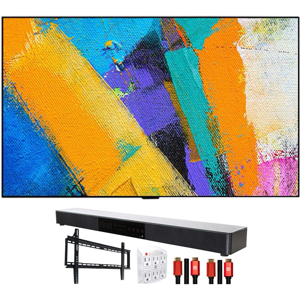 LG OLED55GXPUA 55" GX 4K Smart OLED TV (2020) with Deco Gear Home Theater Bundle