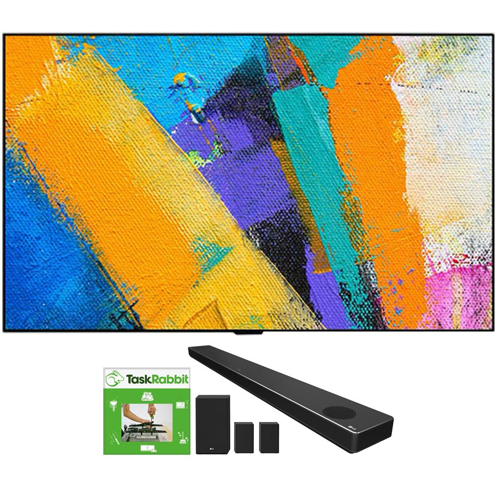 LG 77" GX 4K Smart OLED TV w/ AI ThinQ (2020 Model) + LG SN11RG Soundbar Bundle