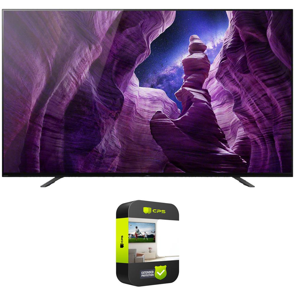 Sony XBR65A8H 65" A8H 4K OLED Smart TV (2020 Model) w/ Warranty Bundle