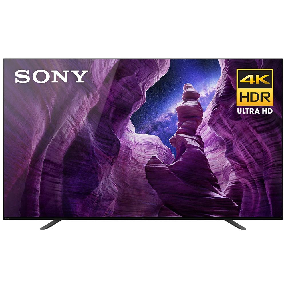 Sony XBR65A8H 65" A8H 4K OLED Smart TV (2020 Model) w/ Warranty Bundle