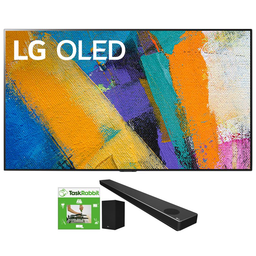 LG 77" GX 4K Smart OLED TV w/ AI ThinQ (2020 Model) + LG SN10YG Soundbar Bundle