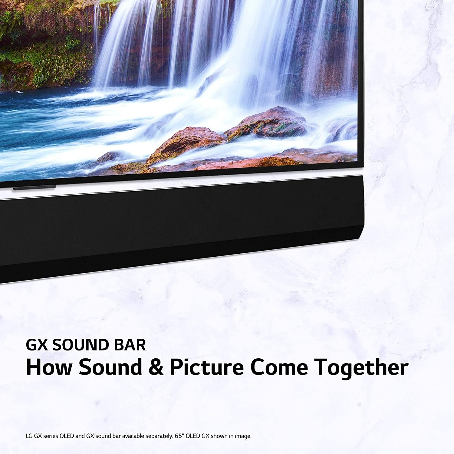 LG OLED65GXPUA 65" OLED TV GX 4K Smart w/ AI ThinQ + GX 3.1ch Dolby Atmos Soundbar