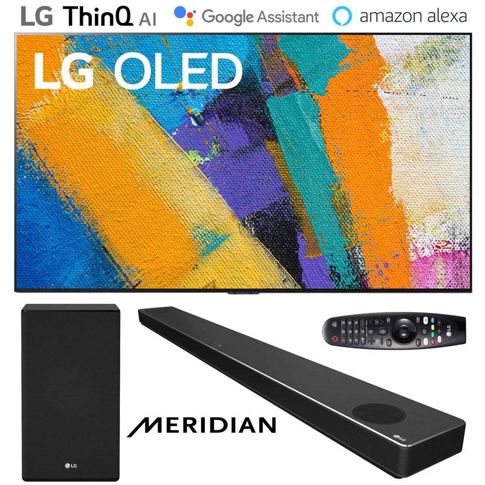 LG OLED77GXPUA 77" GX 4K OLED TV w/ AI ThinQ (2020) Bundle with SN10YG Soundbar