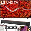 LG 55UP8000PUA 55 Inch 4K UHD Smart webOS TV (2021) with Soundbar Bundle