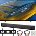 Sony XR77A80J 77" A80J 4K OLED Smart TV 2021 with Deco Home 60W Soundbar Bundle