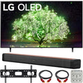 LG 65" A1 Series 4K HDR Smart TV w/AI ThinQ 2021 with Deco Home 60W Soundbar Bundle