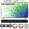LG 75 Inch HDR 4K UHD Smart NanoCell LED TV 2021 with LG SK1 Soundbar Bundle