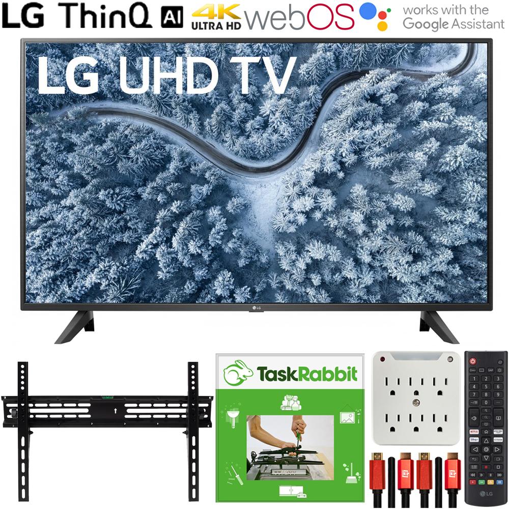 LG UP7000PUA 43 inch Series 4K Smart UHD TV 2021 +TaskRabbit Installation Bundle