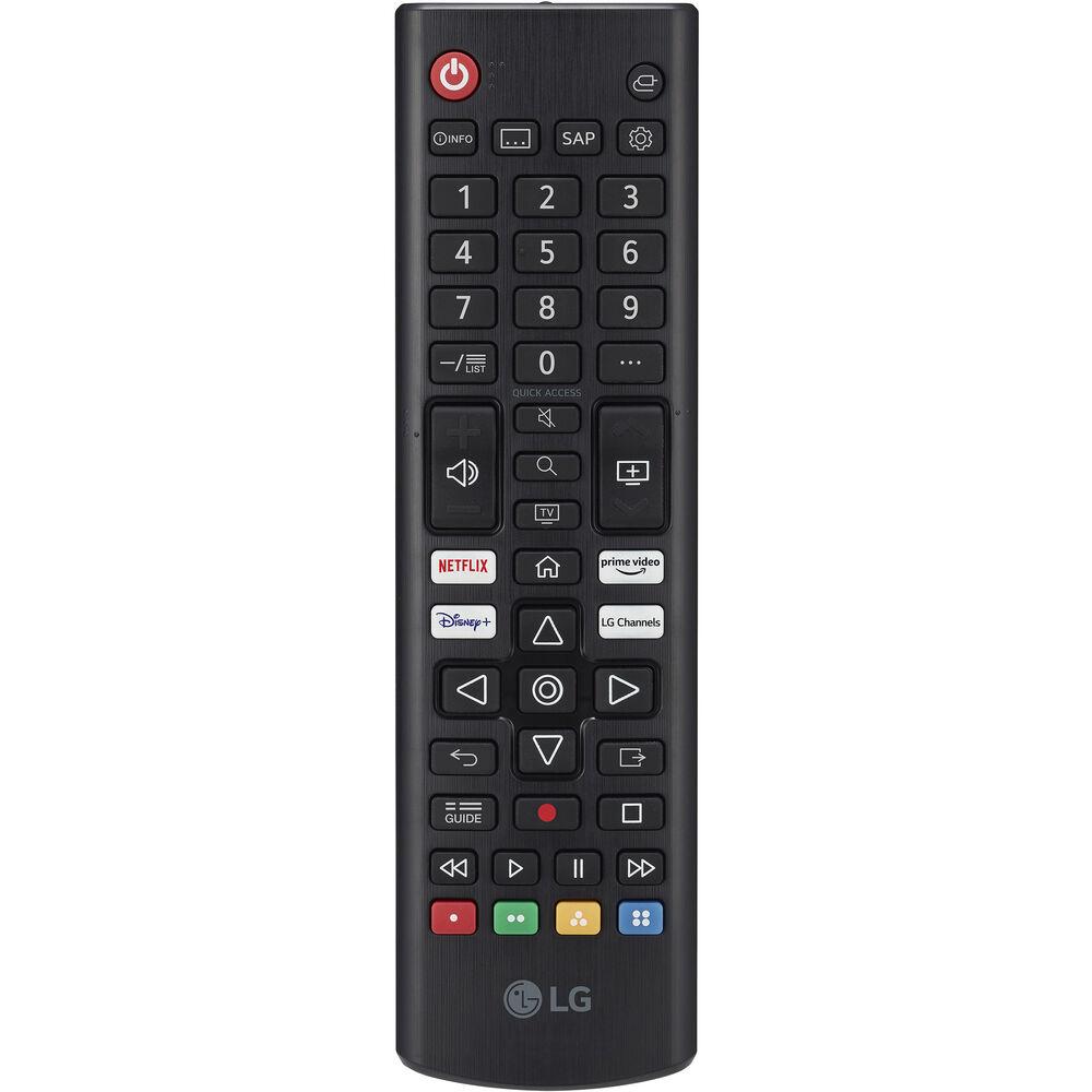 LG 65" UP7000 4K LED UHD Smart webOS TV 2021 with Deco Home 60W Soundbar Bundle