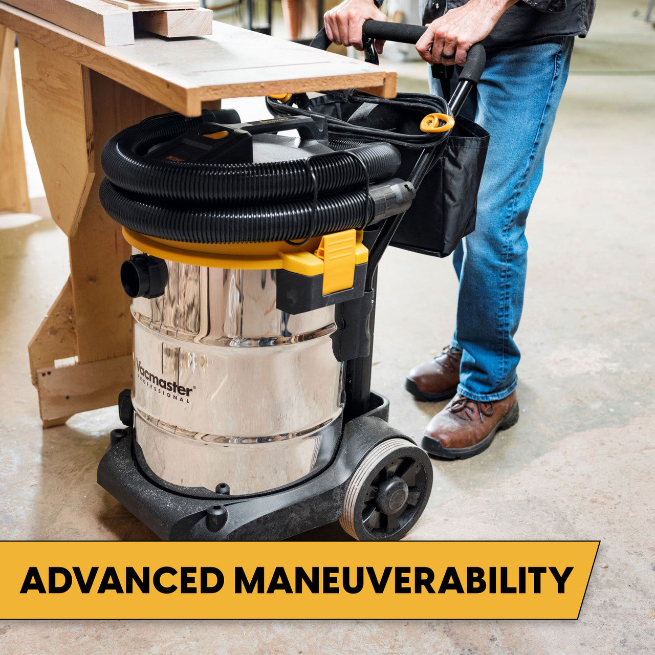 Vacmaster Professional Beast Series™ 14 Gallon 6.5 Peak HP Wet/Dry, VJE1412SW 0202