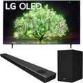 LG OLED65A1PUA 65" A1 Series 4K TV w/ AI ThinQ (2021) Bundle with SN10YG Soundbar