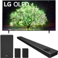 LG OLED65A1PUA 65" A1 Series 4K TV w/ AI ThinQ (2021) Bundle with SN11RG Soundbar