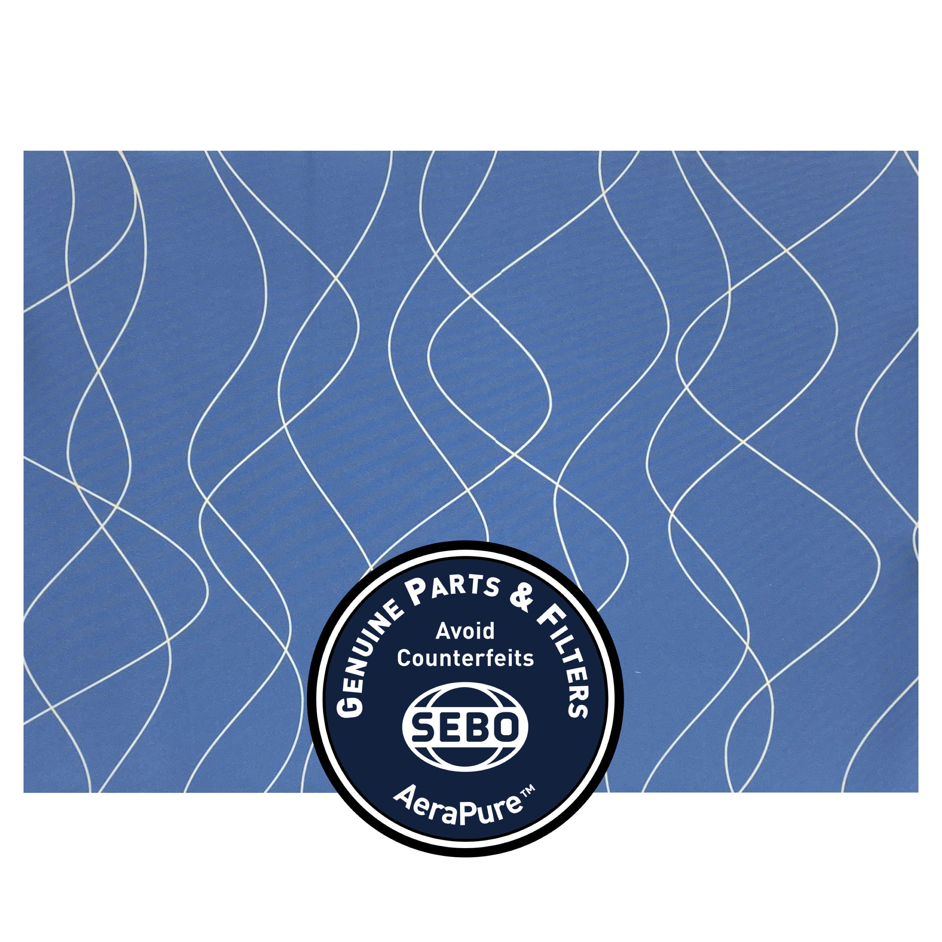 SEBO Felix Microfilter with textile (ice blue/wave) 7095ER02