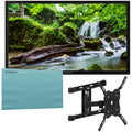 Furrion 65" Full Shade 4K UHD Outdoor 2021 TV w/Furrion Mount +Weatherproof Cover
