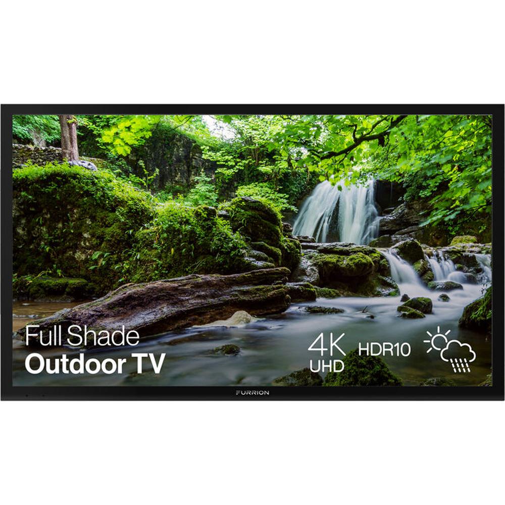 Furrion 65" Full Shade 4K UHD Outdoor 2021 TV w/Furrion Mount +Weatherproof Cover