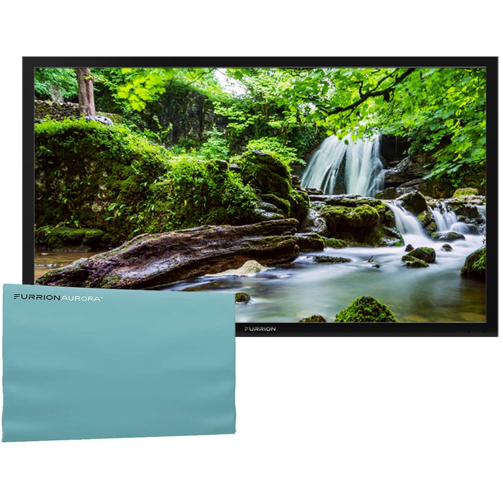 Furrion FDUF43CBS 43" Full Shade 4K UHD Outdoor 2021 TV w/ Weatherproof TV Cover