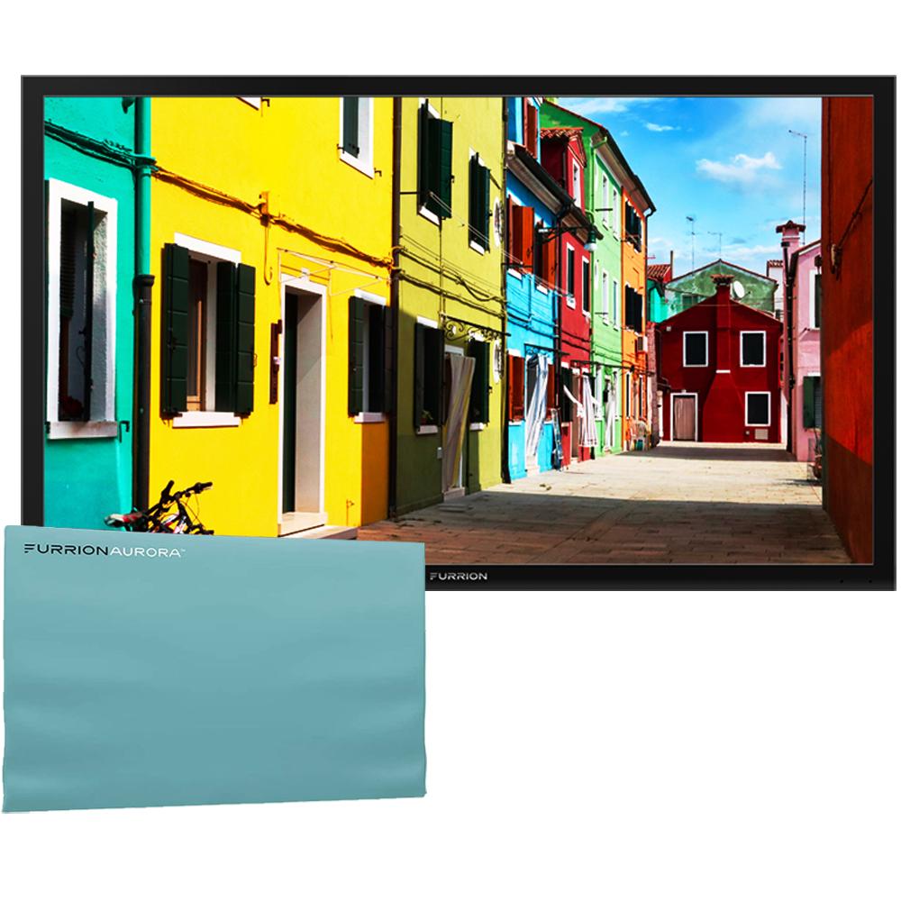 Furrion FDUP65CBS 65" Partial Sun 4K Ultra HD Outdoor TV w/ Weatherproof TV Cover