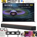 Sony Z9J Bravia XR Master Series 8K LED HDR 75" Smart TV 2021 + Deco Soundbar Bundle