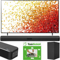 LG 55 Inch HDR 4K UHD Smart NanoCell LED TV 2021 with LG SN5Y Sound Bar Bundle