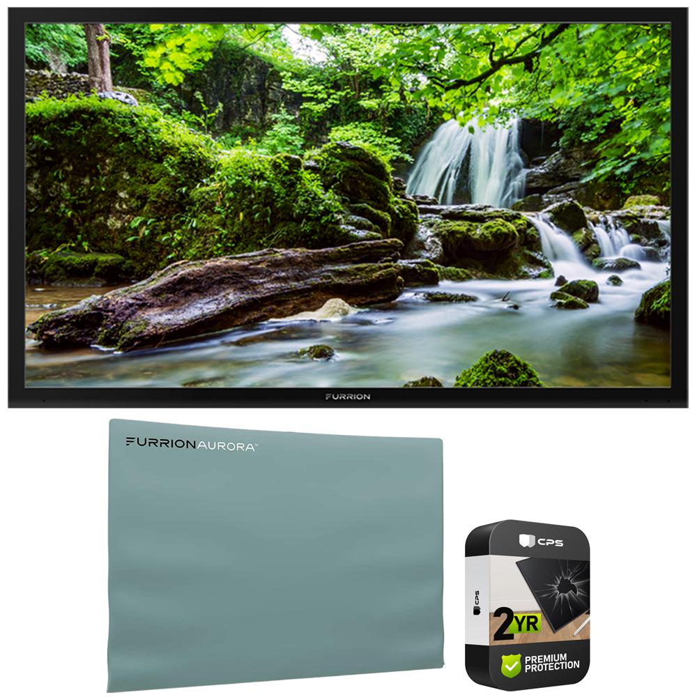 Furrion FDUF49CBS 49" Full Shade 4K UHD Outdoor 2021 TV w/ Cover + Premium Warranty