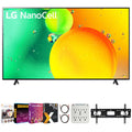 LG 75NANO75UQA 75" HDR 4K UHD Smart NanoCell LED TV 2022 +Movies Streaming Pack
