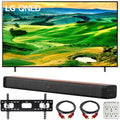 LG 75 Inch QNED Mini-LED Smart TV 2022 with Deco Home 60W Soundbar Bundle